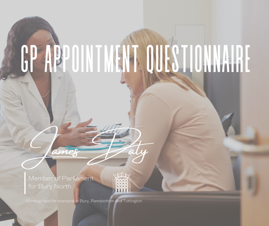 Gp Appointment Questionnaire James Daly